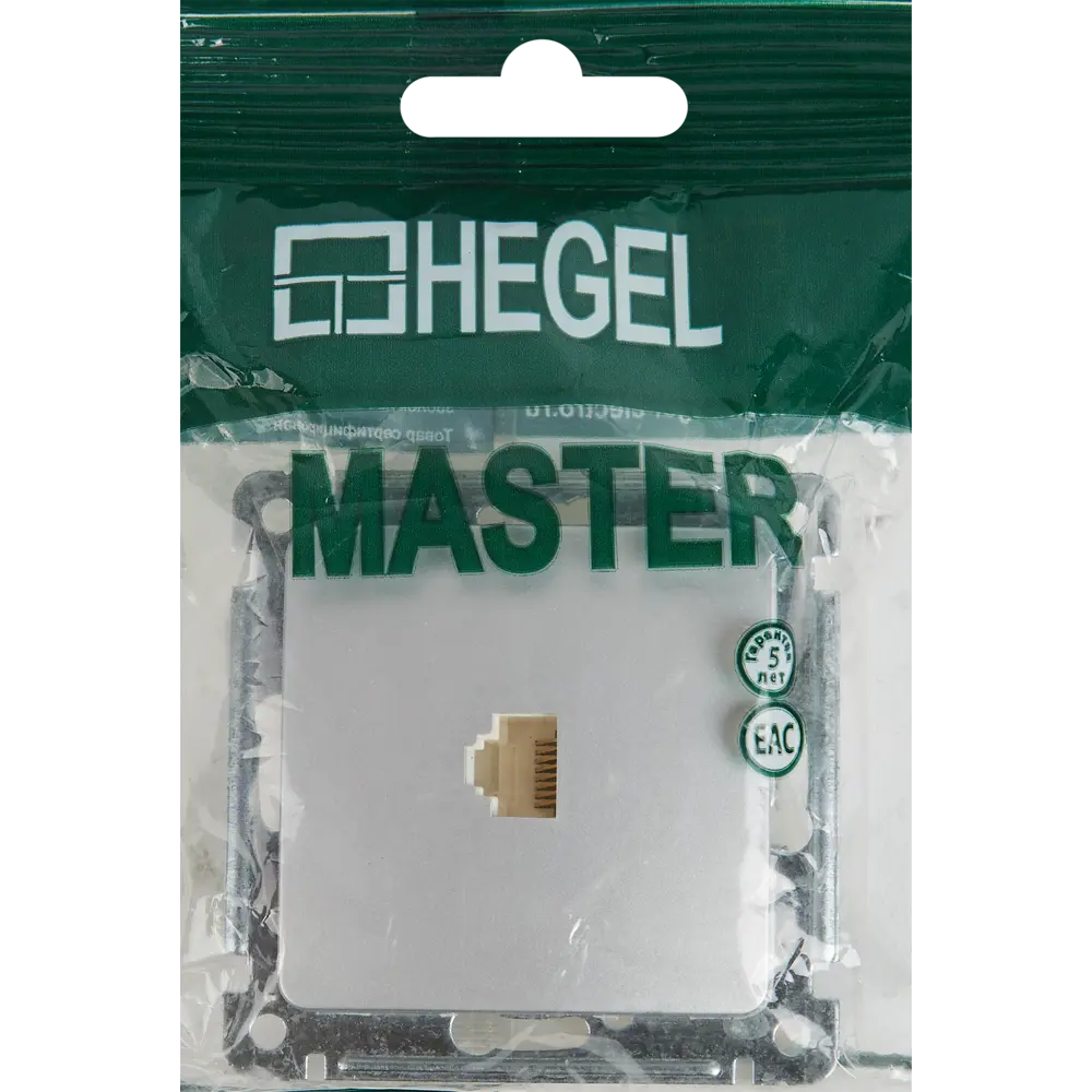 Розетка компьютерная встраиваемая Hegel РСК-400-06 цвет серебро 82493988 STLM-2047773  - Вид №4