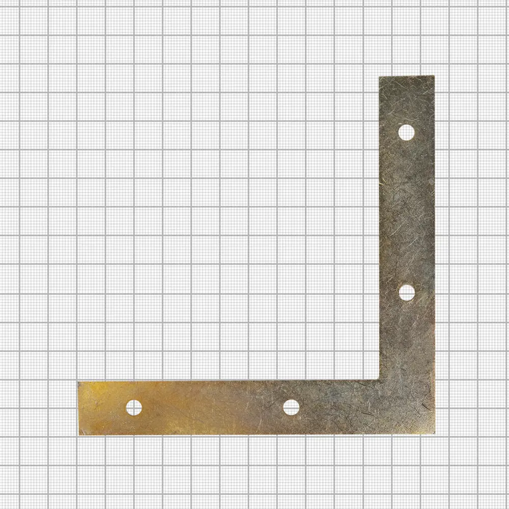 Оконный уголок Santreyd NAZ для деревянных конструкций 125×125×20 мм 84180772 STLM-0047012 - Вид №2