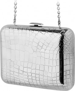 94128 Christofle Сумочка на цепочке 15х11см "Кроко Арженте" (серебро 925пр) Серебро 925