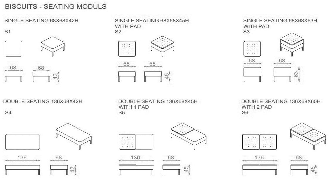 B&T Design Модульный диван на контракт sun-id-1365129 - Вид №6