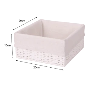 Корзина Konsensa 10x20x20 см бумага цвет белый