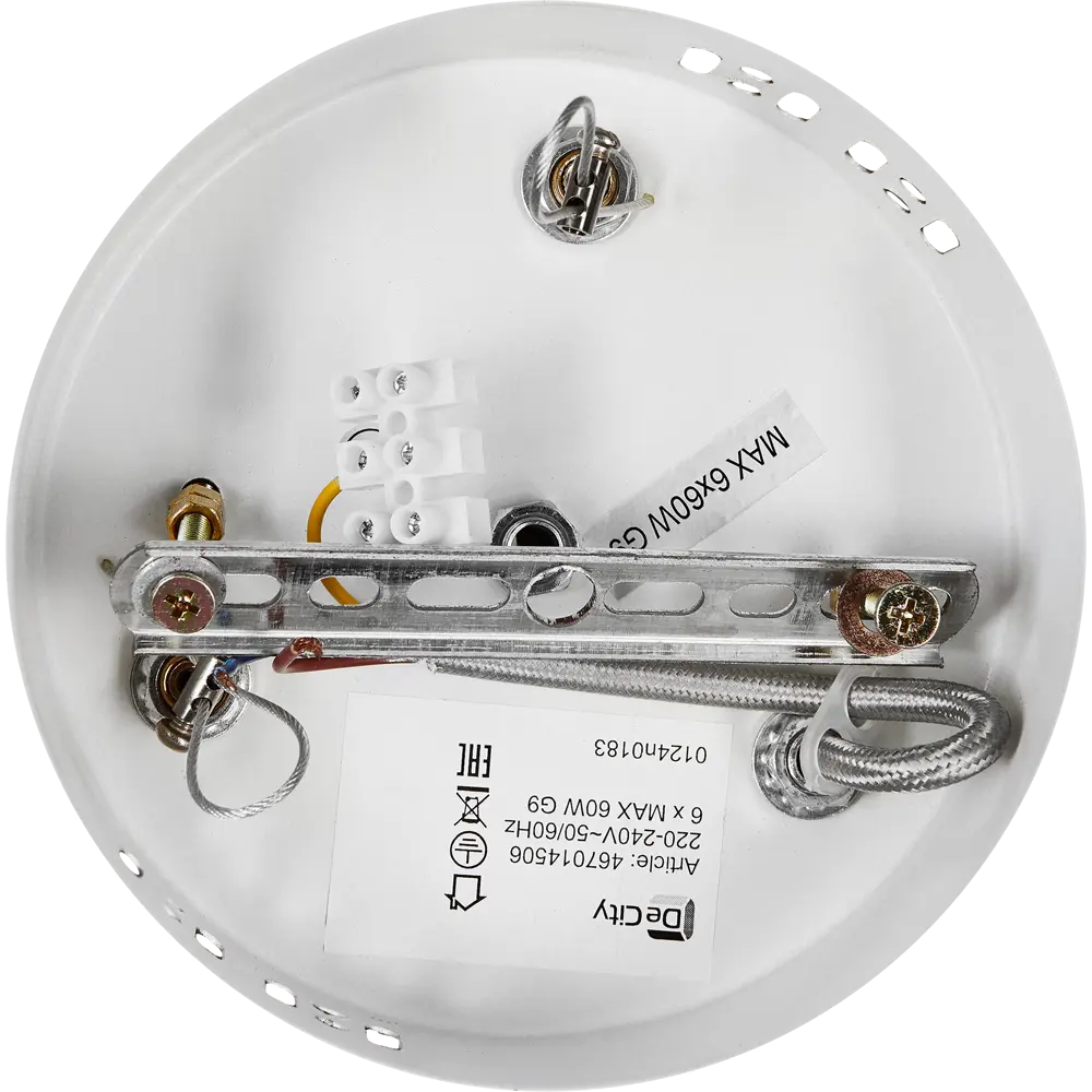 Люстра De City Лайма 6 с хрустальными пластинами для гостиной и спальни 89379446 STLM-1348891 - Вид №8