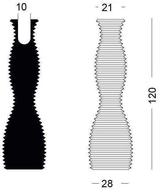 PIMAR Каменная ваза Лечче  46a, 46b  - Вид №3