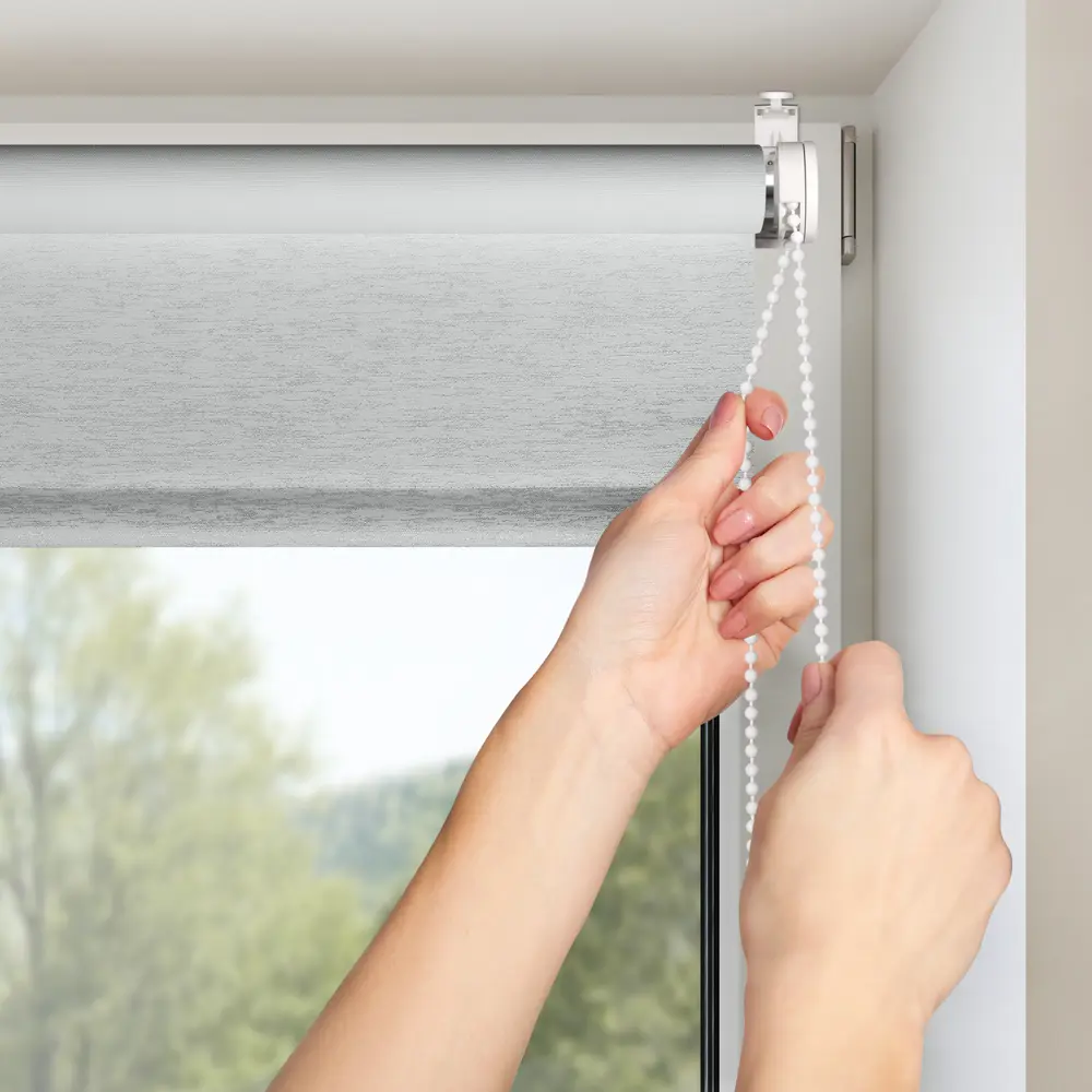 Штора рулонная Shine 60x160 см серая PRAKTO STLM-2117405 - Вид №5