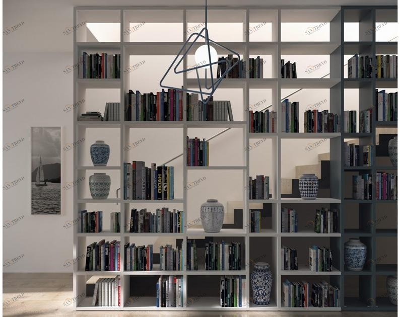 De Rosso Двусторонний открытый книжный шкаф на заказ из пвх Alfabeto sun-id-1489239