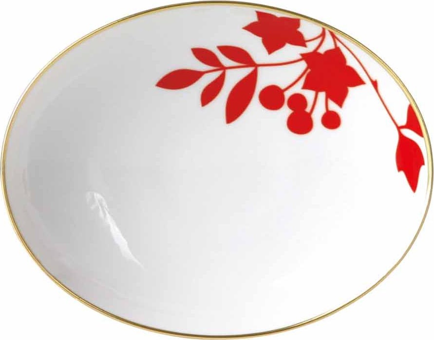 73065 Sieger by Furstenberg Чаша овальная Sieger by Furstenberg "Мой фарфор! Сад императора" 12см Фарфор 