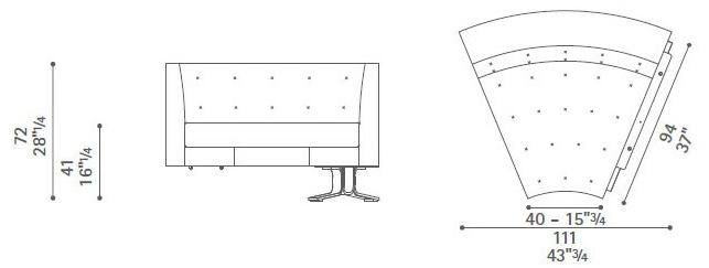 Poltrona Frau Модульный кожаный диван La collezione - divani e poltrone sun-id-1379532 - Вид №14