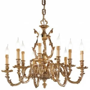 Possoni Illuminazione Французская золотая люстра Ashford 090/6+3