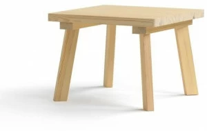 Blå Station Журнальный столик квадратный из сосны Pinzo