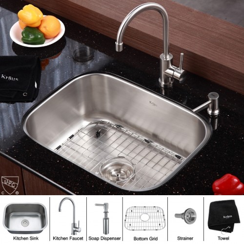 KBU12-KPF2160 Мойка кухонная прямоугольная Krausru  - Вид №9