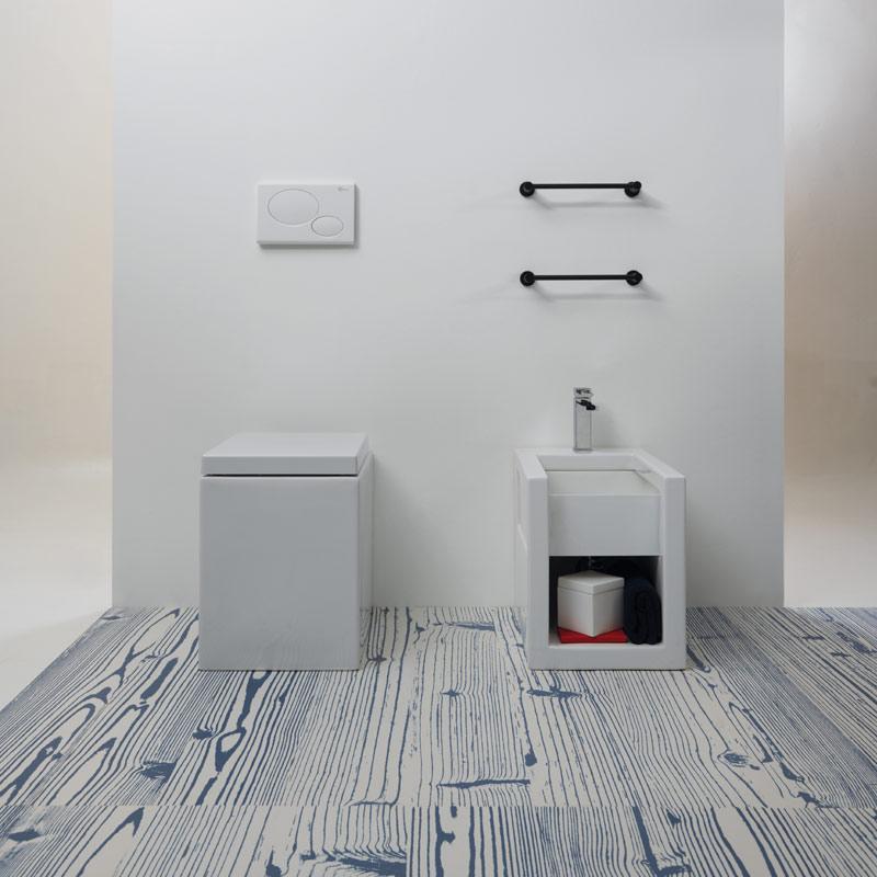 BXBI013 Напольное биде приставное GSG CERAMIC BOX - Вид №2