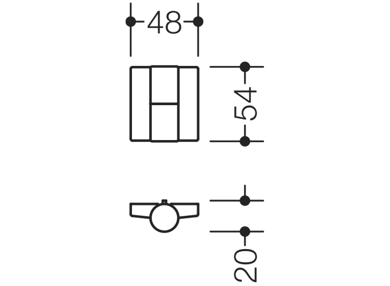 B9505.50L ремешок на винтах HEWI System 111 | Polyamid  - Вид №18