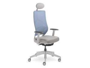 5-спицевое вращающееся офисное кресло с подголовником