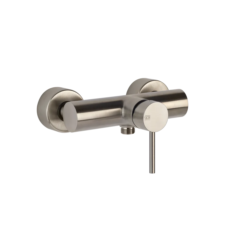 Смеситель для душа 18631 149 Gessi Via tortona МАТОВЫЙ НИКЕЛЬ FINOX 18631149