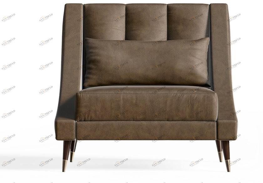 Barnini Oseo Кресло с обивкой из ткани с подлокотниками Richmond upon thames Rc152