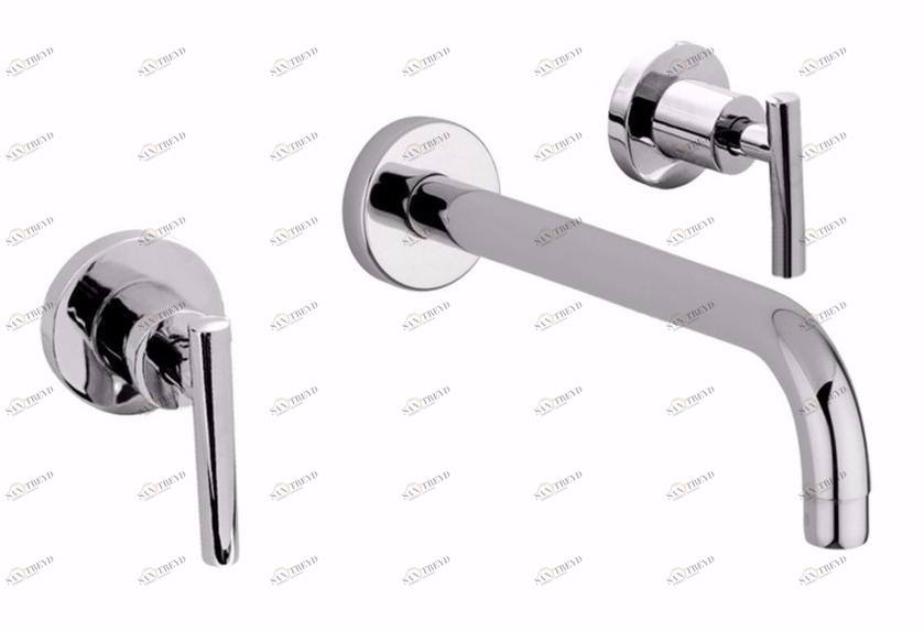 Rubinetteria Giulini Смеситель для умывальника настенный на 3 отверстия G4 F7723