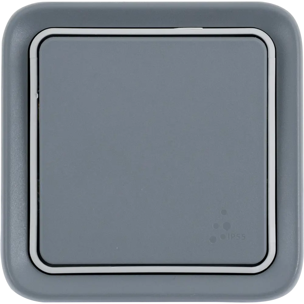 Переключатель Plexo IP55, цвет серый 13454132 STLM-2121648 legrand