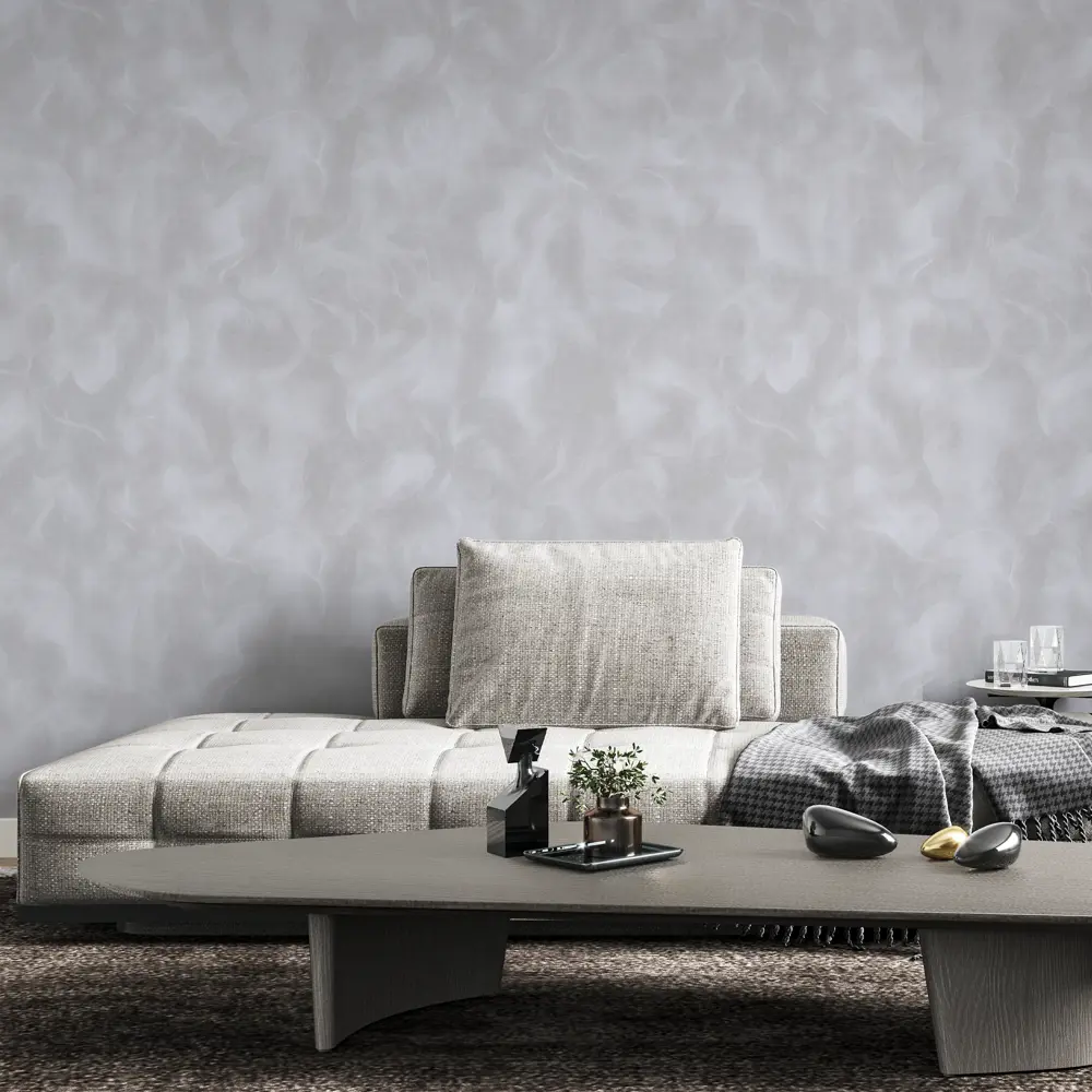 Palitra Planet Roxana - Флизелиновые обои серого оттенка для стильного интерьера 89353730 STLM-1321942 - Вид №2