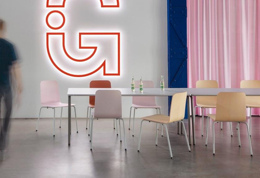 Blå Station Стул из лакированного дерева штабелируемый Gap 0182 Bla Station - Вид №9