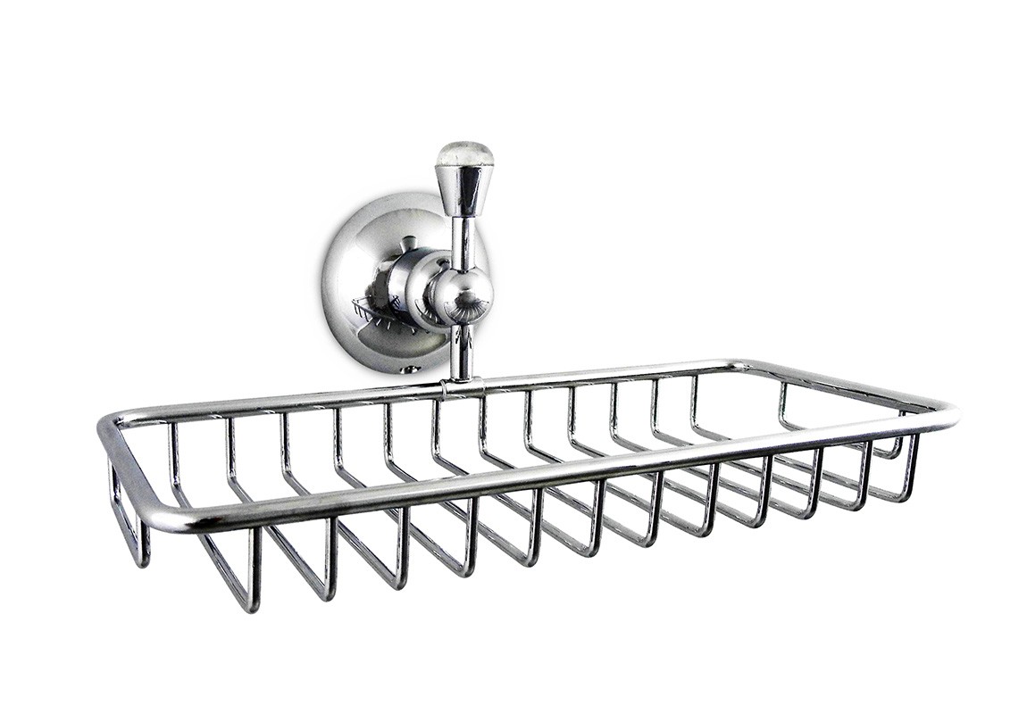 1493 ** 09C Двойной держатель для мыла Nicolazzi Series Cristallo di Rocca 