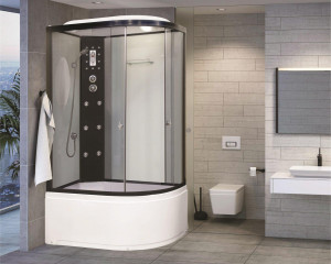 Душевая кабина NG-1910-01L (1200х800х2200) высокий поддон(48см) стекло ТОНИРОВАННОЕ