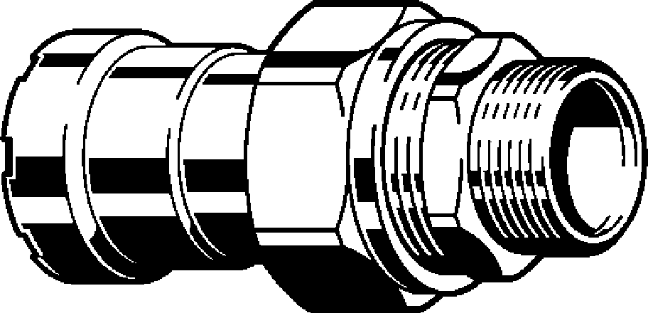 Viega Соединительный элемент резьбовой разъемный Megapress 4265 (718923) 718 923 - Вид №1