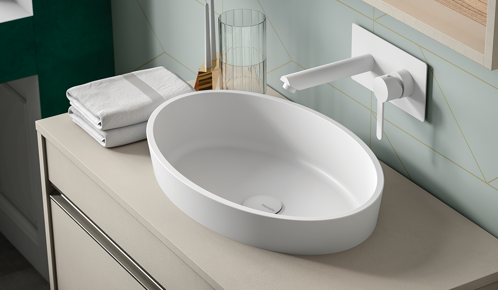 Smart.46 – 06 Mastella  Smart.46  Комплект мебели для ванной  - Вид №1