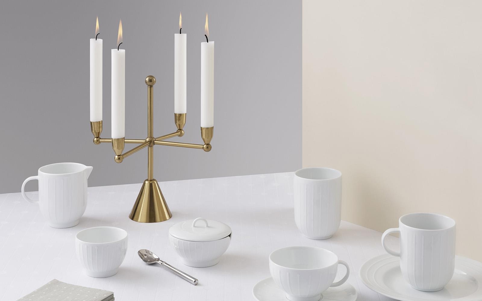 5000003 Подсвечник Pirouette 4 Brass Normann Copenhagen  - Вид №1