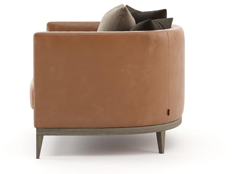 Laskasas Кожаное кресло с подлокотниками  Lk4429  - Вид №3