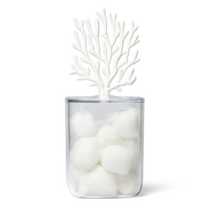 QL10336-CL-WH Органайзер coral белый Qualy