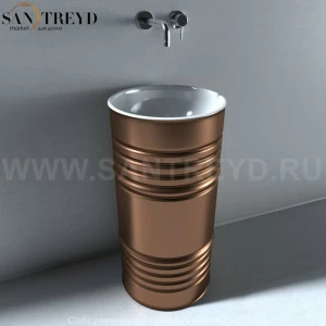 474380 Напольная раковина стоящая круглая Kerasan Artwork