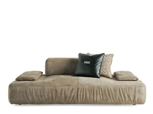 2-местный диван из нубука