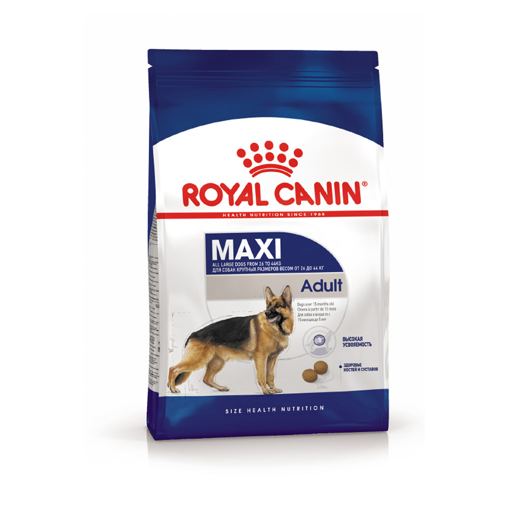 ПР0048386 Корм для собак Size Maxi Adult для крупных пород сух. 3кг ROYAL CANIN 