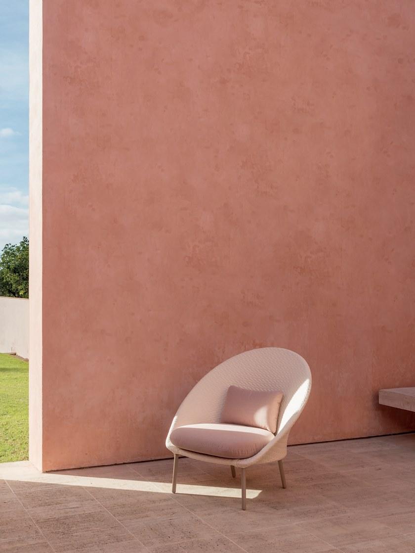 EXPORMIM Садовое кресло из батилина с обивкой Twins C170 - Вид №2