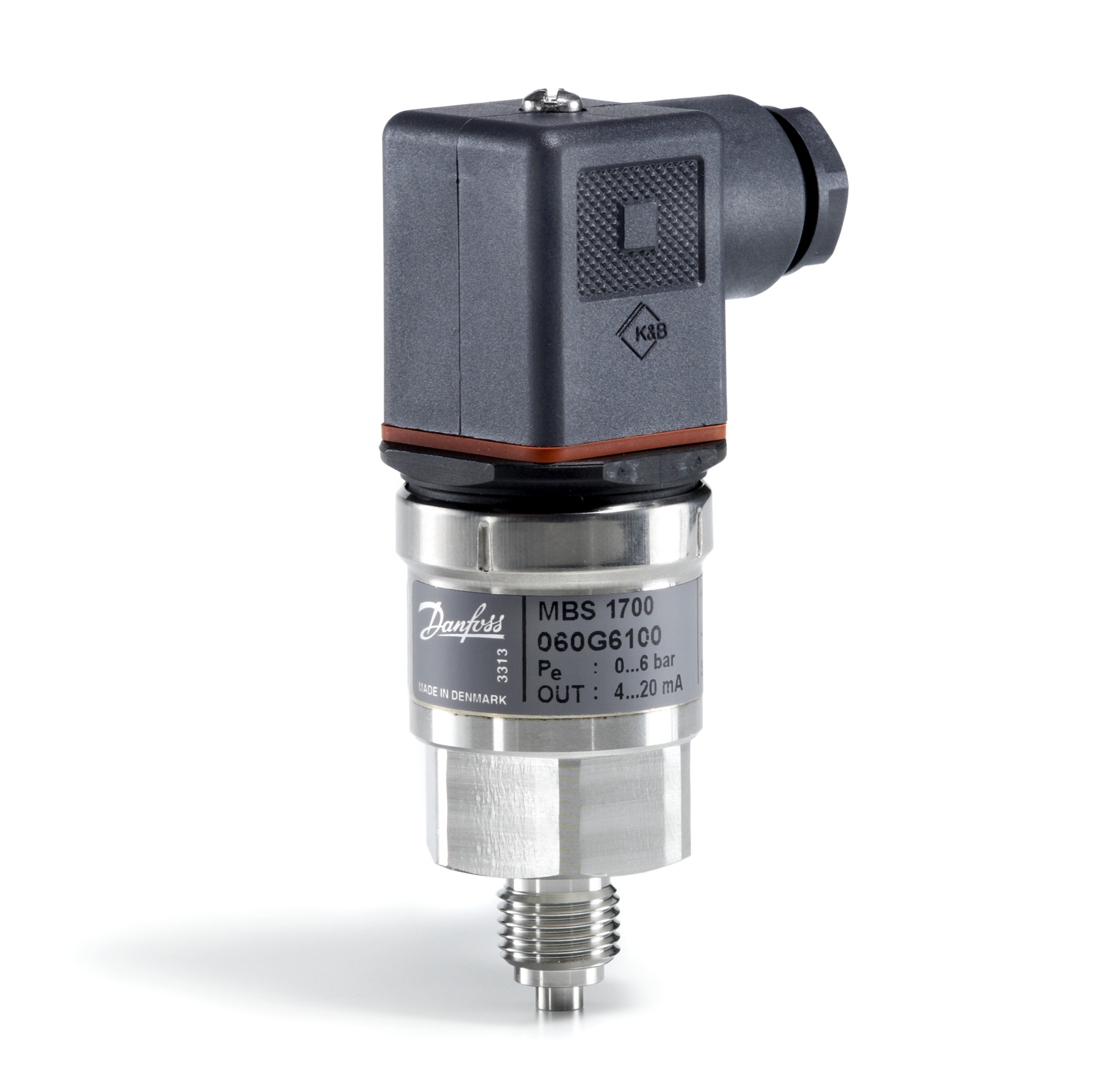 Danfoss MBS 1700 — преобразователи (датчики) давления для ЖКХ, водоснабжения и насосных станций MBS 1700 Преобразователь давления 060G6102  - Вид №12