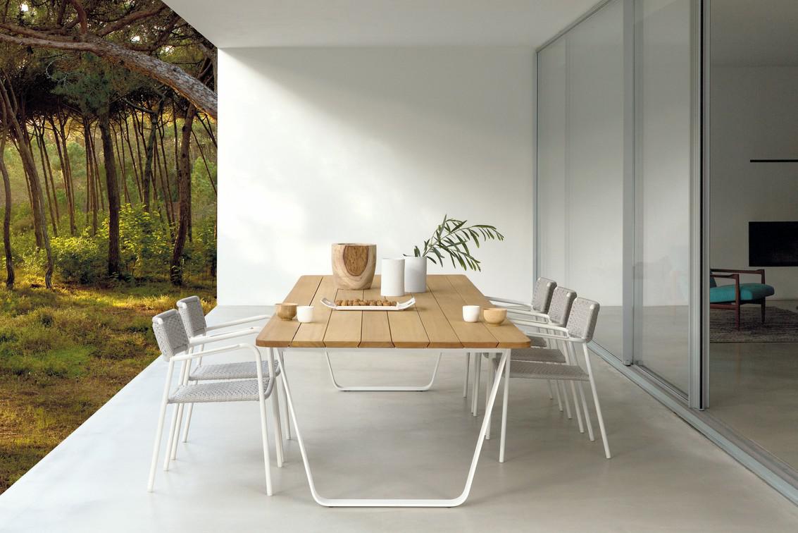 MNST1050 Обеденный стол pwi white f8 264см x 118см Manutti Air - Вид №4