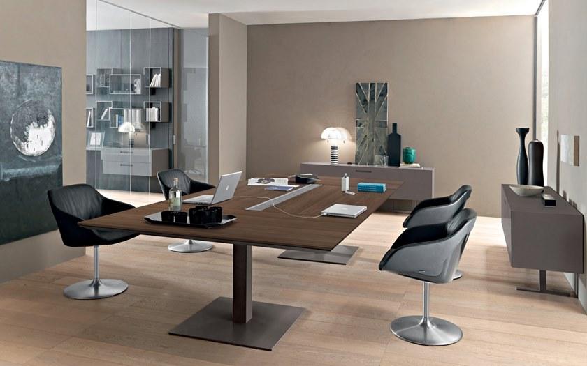 Martex Прямоугольный стол для совещаний с системой управления кабелями Anyware sun-id-1471488 - Вид №1