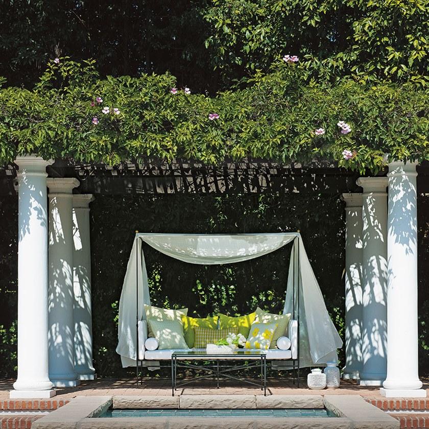 JANUS et Cie Садовый диван с балдахином из нержавеющей стали Amalfi sun-id-1437118 - Вид №4