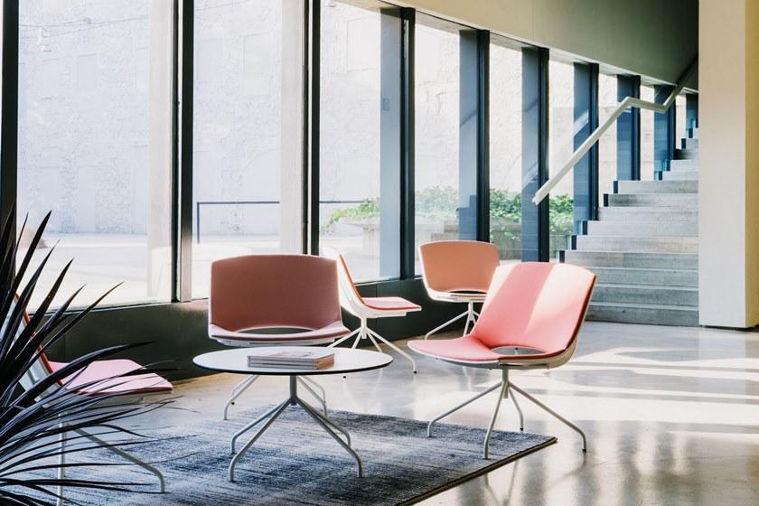 ENEA Вращающийся стул на жердочке из ткани Oh! sun-id-1379533 - Вид №1