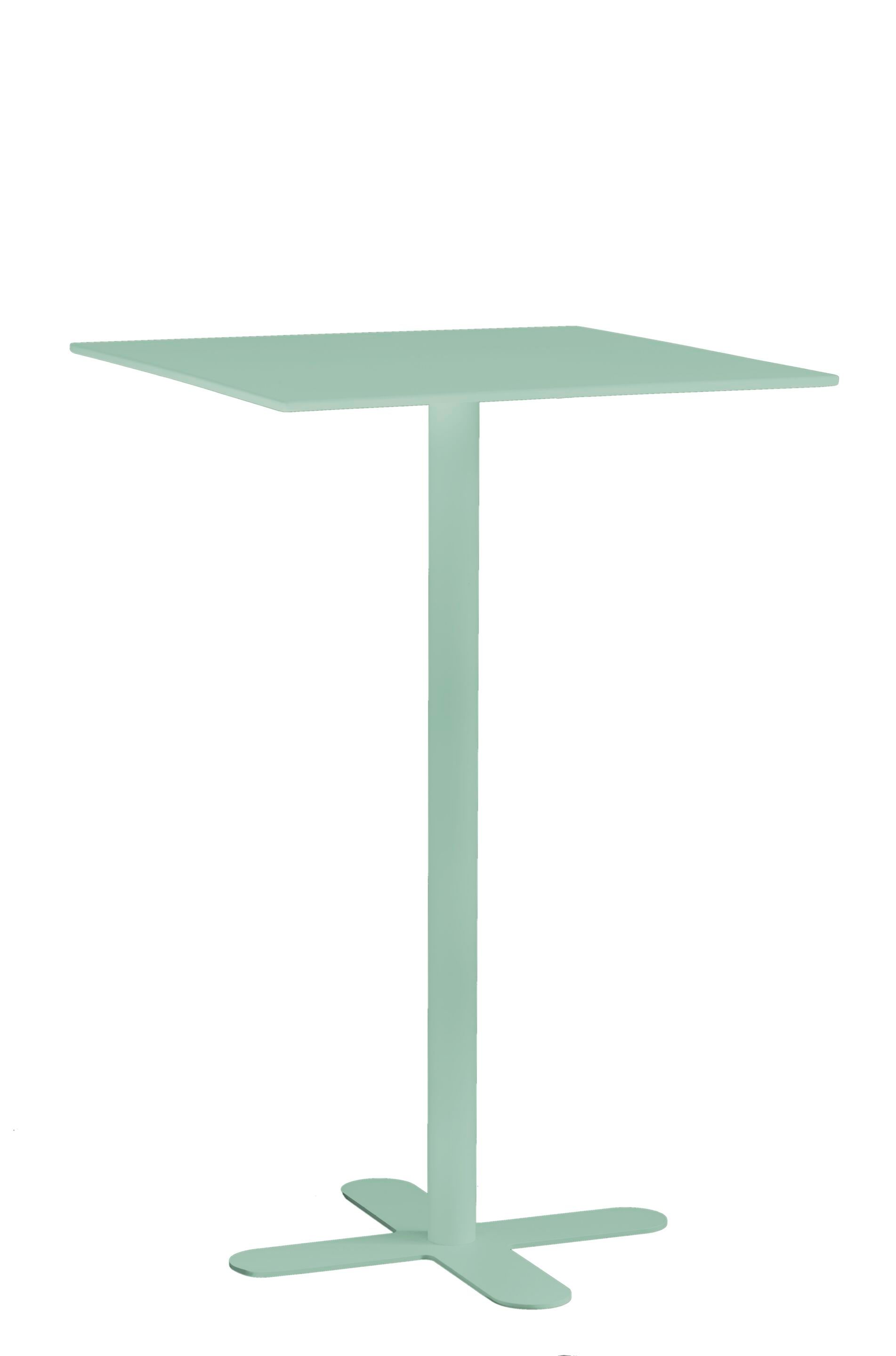 Высокий квадратный садовый стол из оцинкованной стали iSimar Антиб ARCH-00120462 - Вид №10