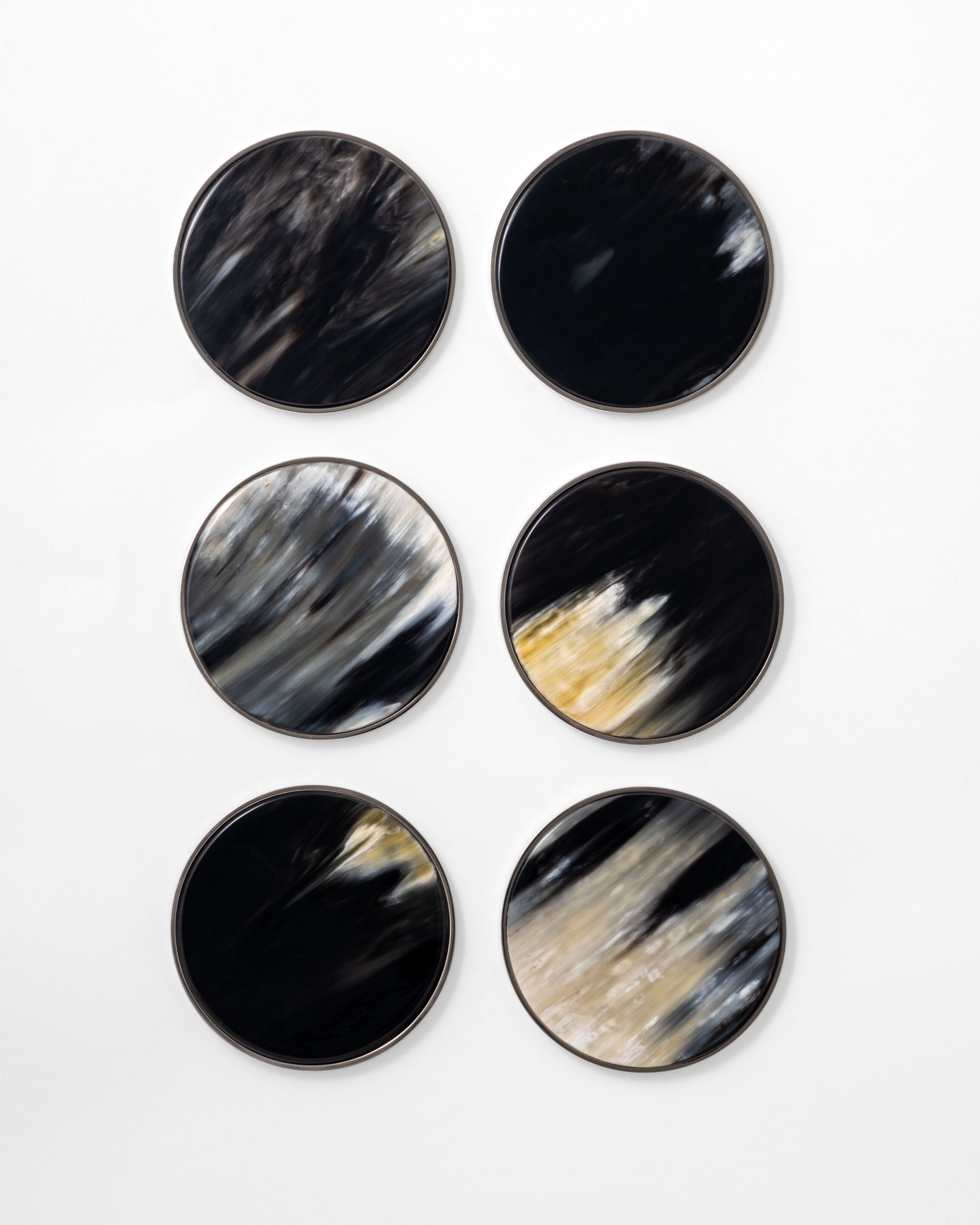 6шт рога и латунные подставки набор Zanchi 1952 PZHLV109BNNK ARCH-00139081 - Вид №2