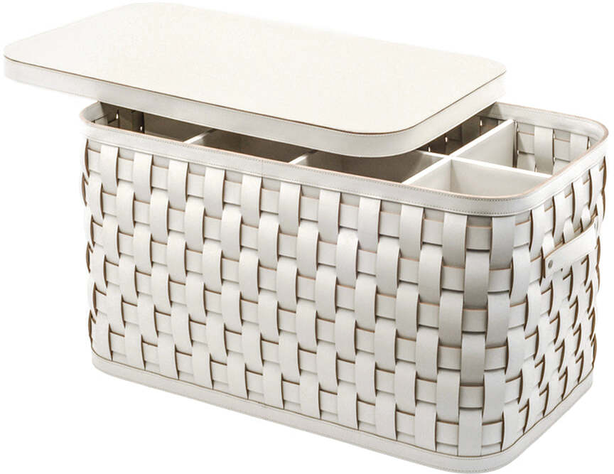 Корзина для обуви Demetra - 40X70XH40 см / регенерированная кожа_верблюжья