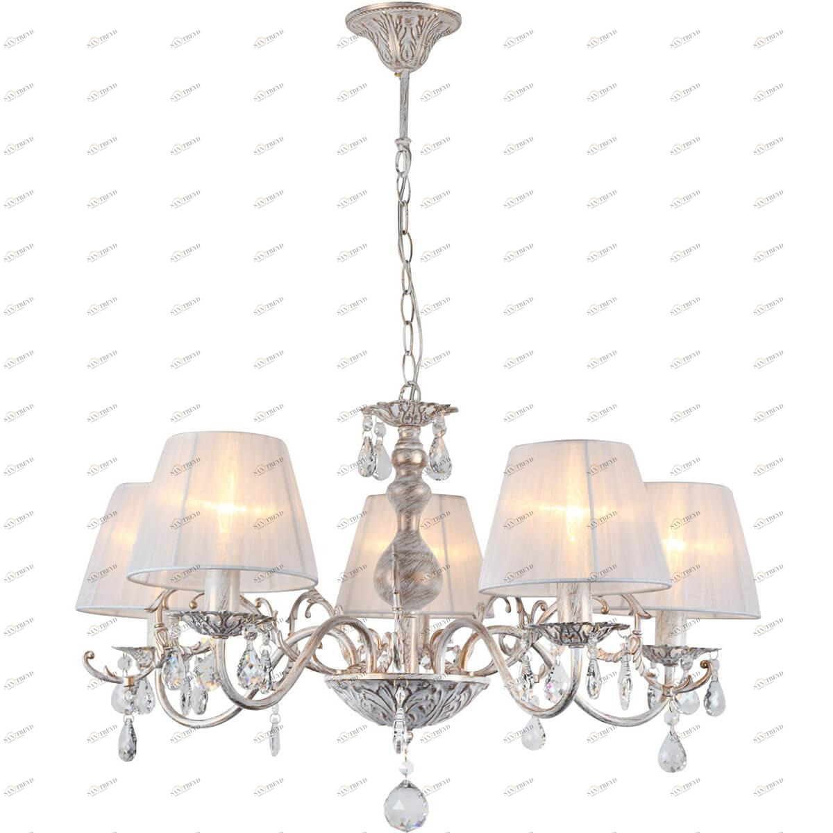 Подвесная люстра Omnilux Bantine OML-53203-05 OMNILUX BANTINE 187088 Белый 