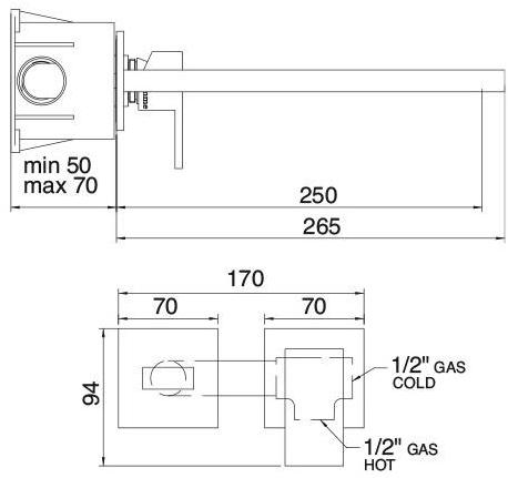 Rubinetterie Treemme Q  5652fs-5651fs  - Вид №4