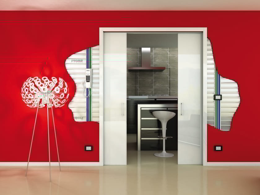 Подрамник для раздвижных дверей с проходом для жгута проводов PROTEK® Magic Box® ARCH-00061612