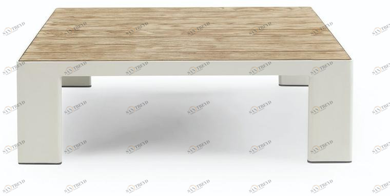 Ethimo Низкий садовый стол из тика Esedra Estqbawd0