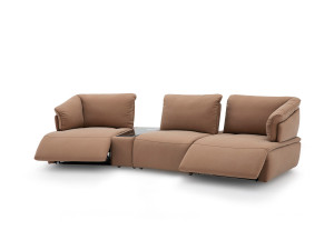 3-местный кожаный диван с электрическим движением