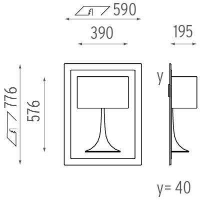 Flos Бра с прямым и отраженным светом Soft collection - 3d sun-id-1397769 - Вид №5