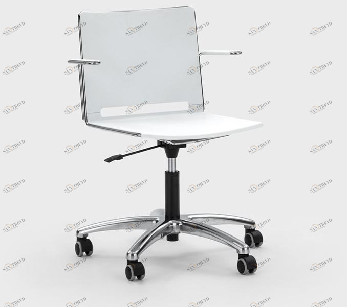 Viganò Офисное кресло из пластика с 5 спицами и подлокотниками Daisy sun-id-1439228