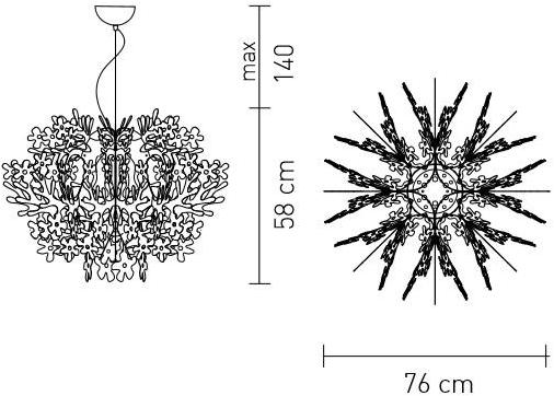 Slamp Подвесной светильник Fiorella sun-id-1389381 - Вид №6